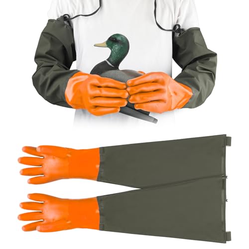 Duck Hunting Decoy Gloves, Shoulder Length 27.5in...