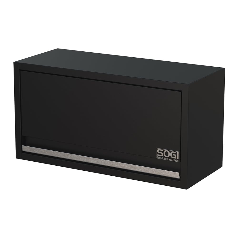 Sogi ARR-OFF-2040 Arredamento modulare in lamiera per officina e garage - piano in acciaio inox - 2040x466x2000 mm