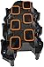 Dorman 615-914 Lower Intake Manifold Plastic with Gaskets Compatible with Select Chrysler/Dodge/Jeep/Ram/Volkswagen Models
