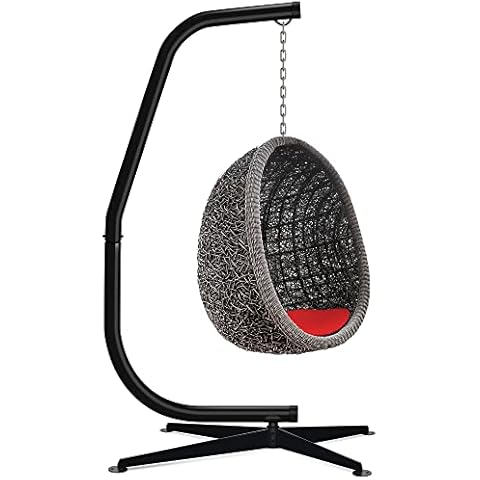 BCP Metal Hanging Hammock C-Stand with 360-Degree Rotation Cover