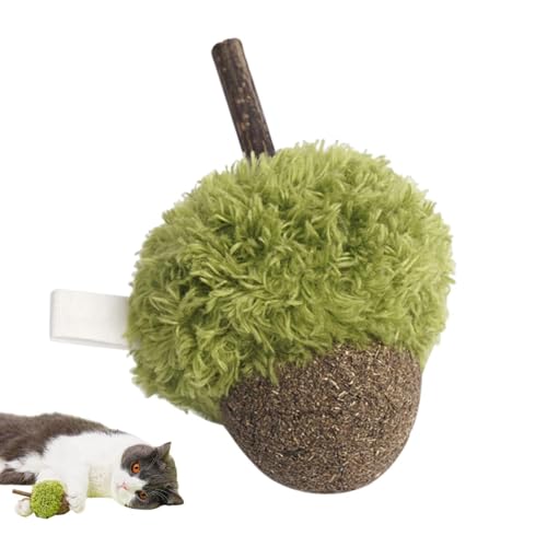 Genérico Juguete con Hierba Gatera: Juguetes Interactivos para Gatos, De Felpa para Gatos, Pelota para Masticar | Lindo Peluche Corto para Dentición Y Mordedura, Lindo para para Entrete