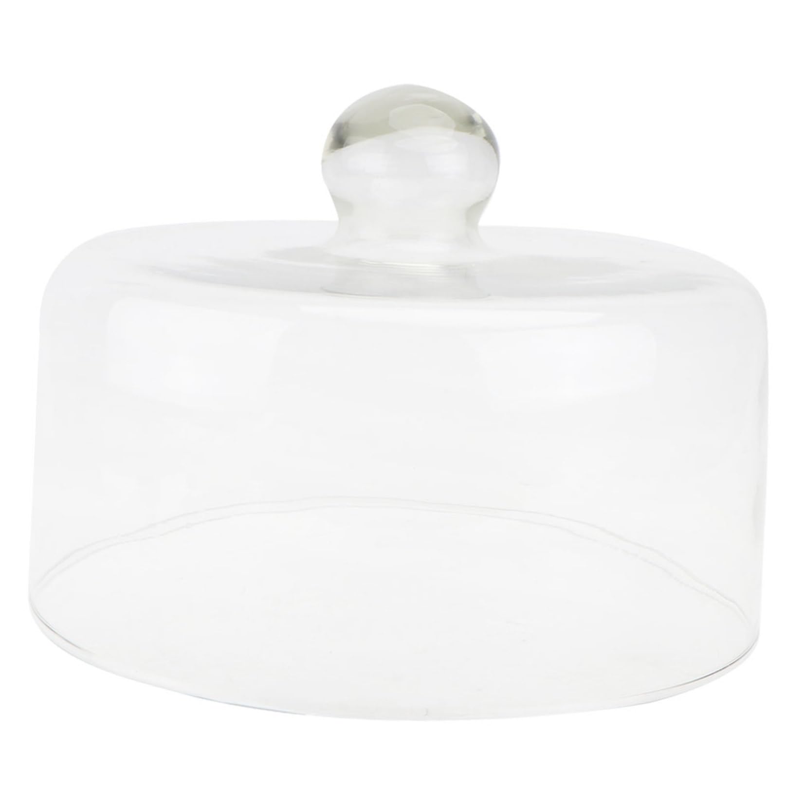 Cloche Verre Couvercle à Gâteau en Verre Protection Réutilisable pour Desserts et Buffets Facile à Utiliser