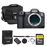 Canon EOS R5 Mirrorless Camera – 45MP Full-Frame RF Camera with 8K Video, IBIS, Dual Pixel AF II & 20fps Burst Shooting (4147C002) + 64GB Memory Card + Canon Shoulder Bag