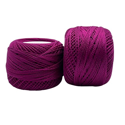 Image of Anchor Knitting Pearl Cotton Fast Colour Thread Yarn - Mercer Pearl Cotton 10gm Yarn (Thickness 1 mm) (Pack of 1 (04380)