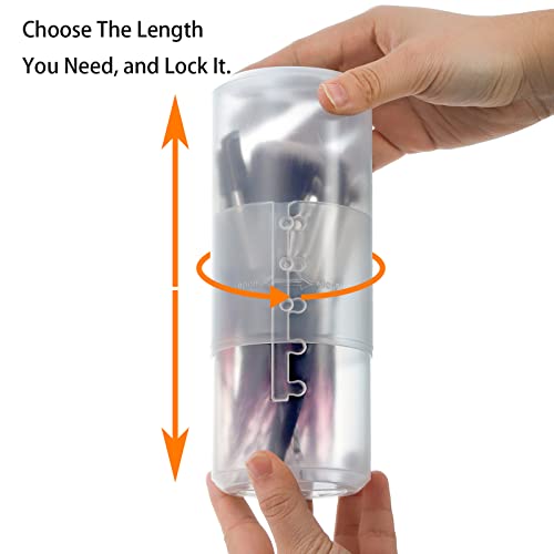 TOPZEA 4 Pack Retractable Makeup Brush Holders - Image 3