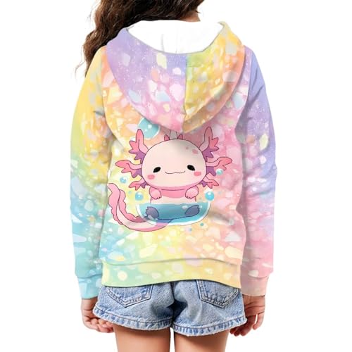 Girl Zip Up Hoodie Long Sleeve Sweatshirts Tops Fall Casual Jacket with Pockets for Kids 6-16 Years2