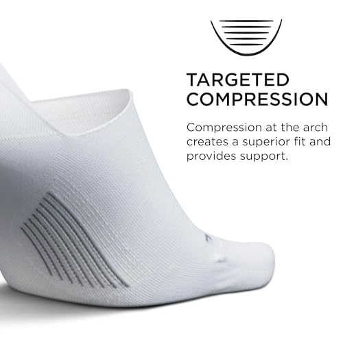 Image of Feetures Elite Ultra Light Invisible Socks - Anti-Slip Sport Sock Liner with Targeted Compression