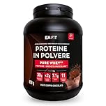 Proteine in Polvere Whey 850 g Gusto Cioccolato | 30 g per Shaker Proteine | Whey Protein Concentrate e Isolate | BCAA + L-Glutammina + Taurina | Integratore per Massa Muscolare | Con 11 Vitamine