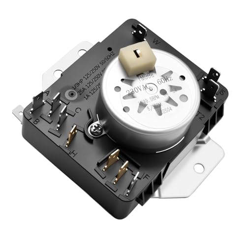 W10185982 Dryer Timer Compatible with Whirlpool, Maytag, Amana, Crosley, Admiral, Norge, Replacement for WPW10185982 1546812 AP6016541