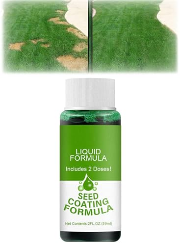 Greenrevive Hydroseeding Lawn Solution, Grass Lawn Repair Spray, Liquid Seeding Grass Lawn Green Spray Device Seed Care Watering Set, Repair Spray for Lawn, Gardens, Farms (1pcs)