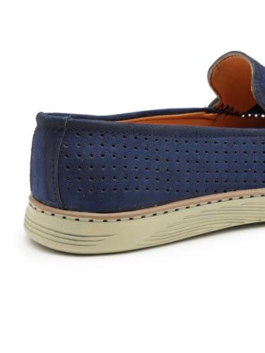 Image of Men's Denim Causal Loafers | Premium Breathable Upper | Driving Loafers | Lighweight Slip-On's | Soft Cushioned Insole | Super Flexible, Comfortable for Men