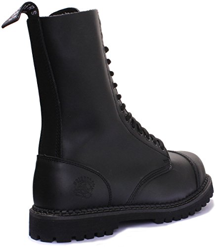 Grinders Herald CS Steel Toe 14 Eyelet Lace up Boot (8 US, Black)4