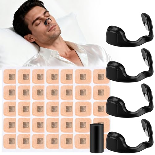 Cerotti Nasali Magnetici - 60 Pezzi Dilatatore Nasale Antirussamento Nasal