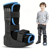 SANGENG Pediatric Walking Boot – Kids Fracture Boot for Foot Injuries, Ankle Injury Recovery, Sprained Ankle Support, Post-Op Recovery – Adjustable CAM Walker for Boys & Girls (S)