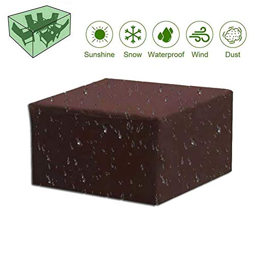 ® Abdeckung Für Gartenmöbel - Abdeckplane Schutzhülle Rechteckig Für Gartentisch Und Sitzgruppe - Schutz Abdeckhaube Aus Hochwertigem Oxford