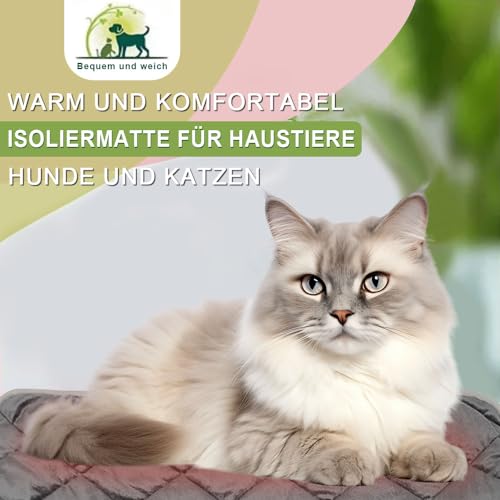 Voarge Self-Heating Cat Blankets, Blanket for Cats and Dogs Thermal Blanket, Silent, Self-Warming Winter Warmth Dog Mat - Image 2