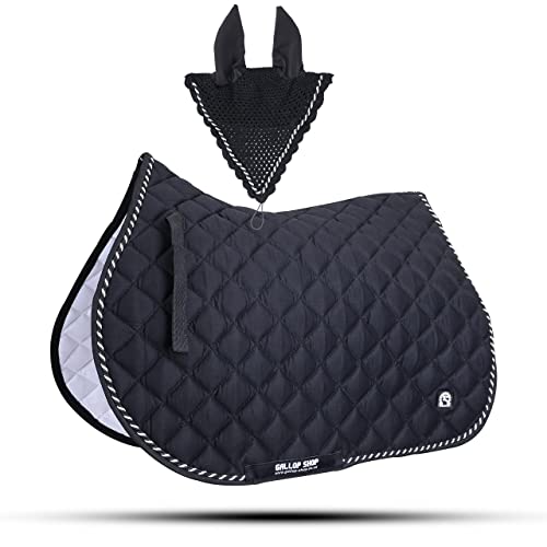 GLP Numnah Saddle Pads with Fly Veil