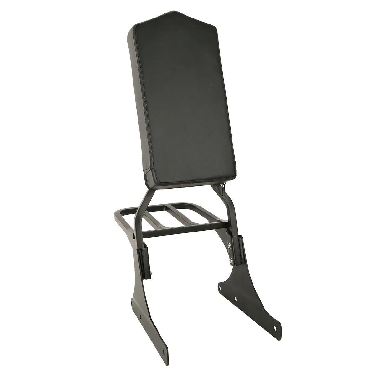 Sissy bar Harley Fat Boy FLSTF en acier chromé avec appui-dos confort