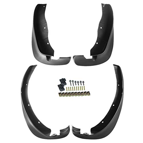 A-Premium Splash Guards Mud Flaps Mudflaps Replacement for Mazda Miata 1990-1997 Convertible Without Side Skirts