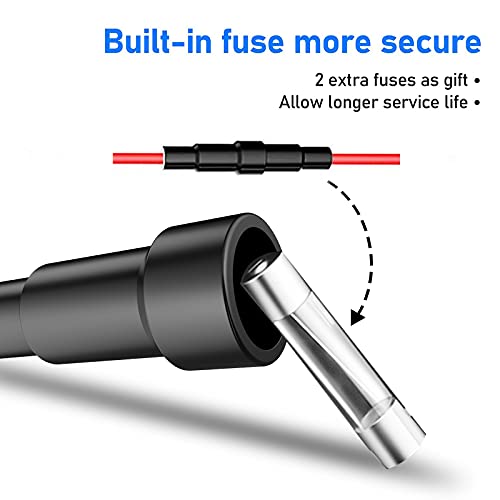 Kit de cable duro para detector de radar Escort y Uniden con conexion rapida 3
