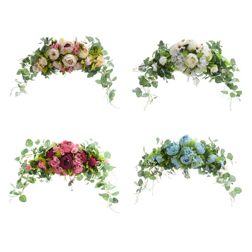 Fleurs artificielles swag de mariage et décoration de table pour réception de fête - 4