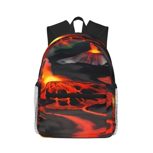 Sac à dos pour ordinateur portable noir Kilauea de travail et voyage avec imprimé