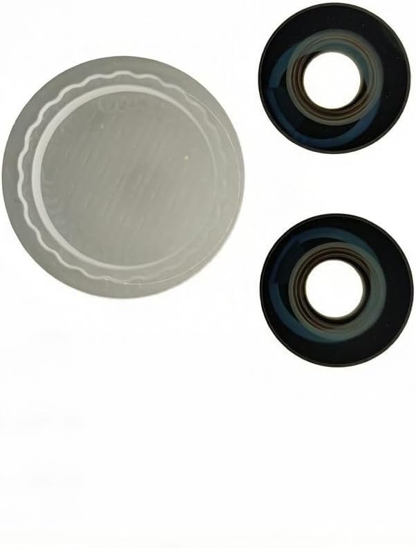 Replacement Camera Lens for Insta360 X5, Panoramic Camera, Black Glass Repair Part Accessories, 360 Degree Wide-Angle Lens with Anti-Reflective Multi-Layer Coating (no Ring 2)