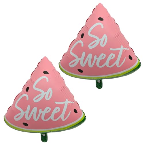 Watermelon Balloon 2PCS Sweet Summer Fruit Watermelon Balloon