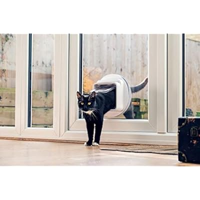 SureFlap Microchip Cat Door Connect with Hub Bundle - Door Opening: The Microchip Cat Door Flap Opening is 5 5/8 (w) by 4 3/4 (h