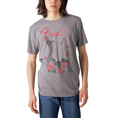 T-Shirt Fender Homme par Lucky Brand en coton gris vintage
