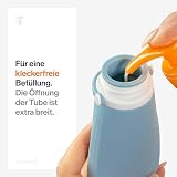 TRAVELY Reiseflaschen zum Befüllen (4x 100ml) travel essentials Handgepäck geeignet I Shampoo Flaschen zum Befüllen Auslaufsicher & Farbenfroh, reise set, travel bottles, reisegröße