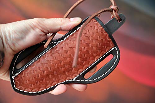 Kiridashi Dellinger D2 & D2 Steel & w zestawie skórzana pochwa i obustronnie szlifowana