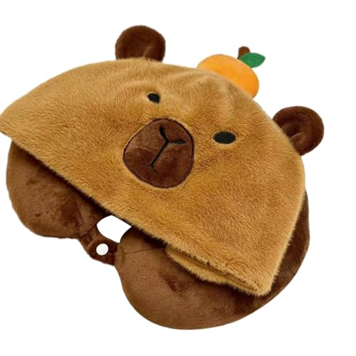 Almohada para el Cuello de Viaje - Soporte para Peluches, Forma de muñeca de relajación, cojín de Descanso Ajustable | Cojines de de Cabeza y Hombro contorneados, compañero de sueño Leg