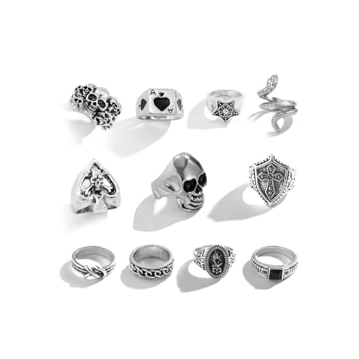 Eddie Munson Costume Vintage Rings