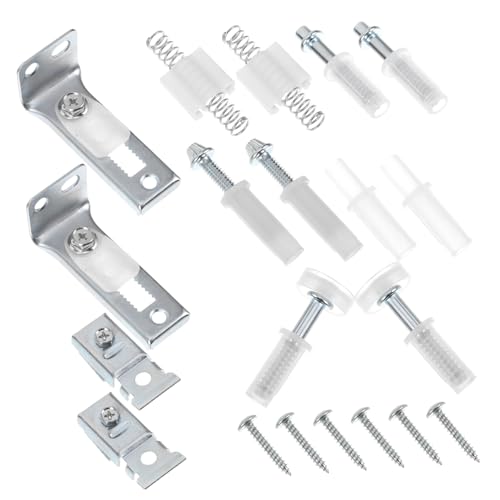 Hemobllo Kit de Reparación para Puerta Bifold 1 Set Herrajes para Puerta Corredera para Clóset Componentes Fáciles de Instalar Adecuado para Varias Necesidades de Reparación miniatura 1
