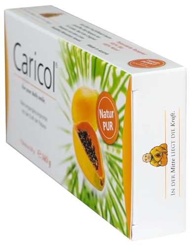 Caricol, 100% natürliche Inhaltsstoffe in Bio-Qualität, Mit Papain, Einfach zu dosieren, 7 Sticks á 20g (140g)
