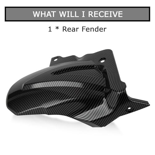 Kotflügel Hinten Schutzblech Spritzschutz für ADV 350 2022 2023 2024 2025,PSLER Kotflügel Spritzschutz Motorradzubehör(Kohlefaser)