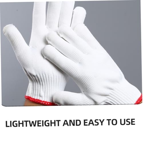 Guantes de obra antideslizantes para evitar accidentes, 12 pares reutilizables de hombre 3