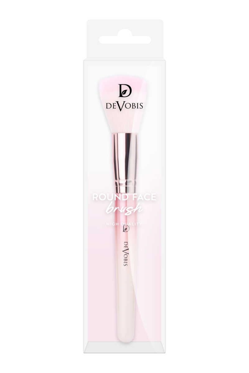 Golden Rose Devobis Round Face Brush - Yuvarlak Başlı Pudra, Fondöten ve Bronzer Fırçası