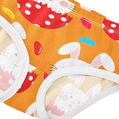 Colorful Girls Underwear Toddlers 2t Cotton Cute Panties Girl Cute Rabbits White Easter Bunny Briefs Kids Undies4