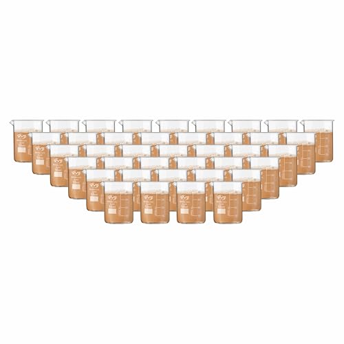 Image of VVS Borosilicate Glass Beaker 50ml pack of 40 of For School College, Lab Laboratry and professional use