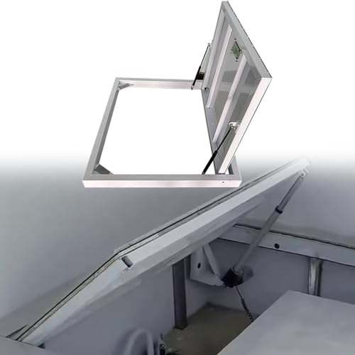Tapa de apertura empotrada con ventosa para suelo y espacio de arrastre transitable 2