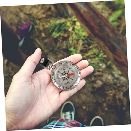 Brújula colgante portátil de aleación de zinc para camping miniatura 5