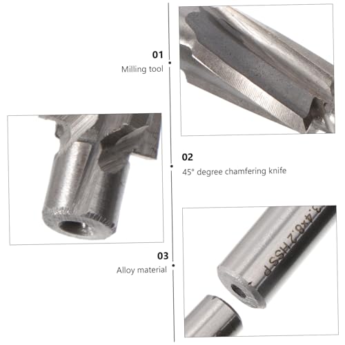 Fraise HSS pour usinage de précision haute dureté 5 pcs - 3