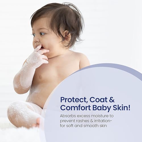 Image of Mother Sparsh Natural Care Baby Dusting Powder-200g | Talc-Free Baby Powder with Arrowroot & Zinc Oxide | Suitable for Newborns Sensitive Skin | For All Skin Types