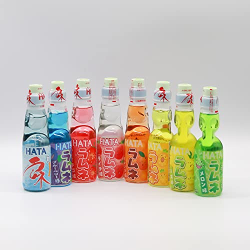 Hata, Ramune - Juego de regalo con sabor a fruta (8 sabores diferentes)