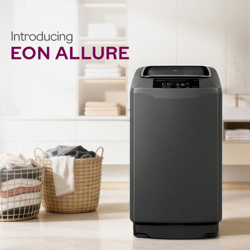 Image of Godrej 8 Kg Fully Automatic Top Load Washing Machine with In-built Heater, GermShield Technology, Fuzzy Logic & Stainless Steel Drum, 5 Years Warranty (WTEON ALR C 80 5.0 FDAH MTBK)