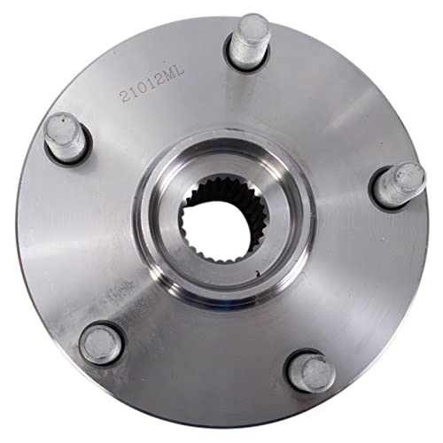 Image of TRQ 2 Piece Rear Wheel Bearing & Hub Assembly Set Compatible with 2008-2014 Subaru Impreza