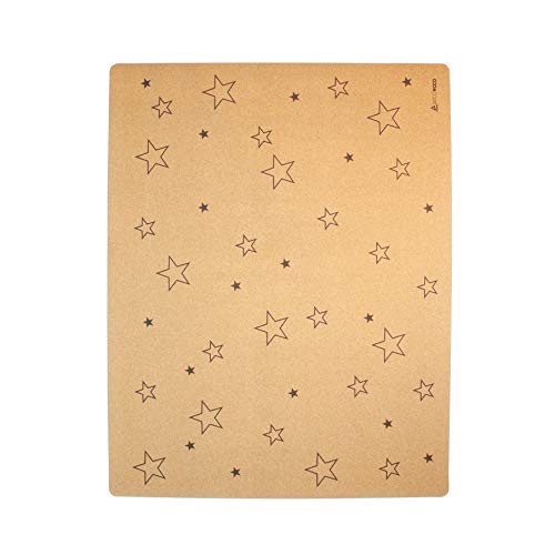 Speelkleed voor kinderen, baby's en peuters, gemaakt van kurk en rubber, Stars 140x110cm, anti-allergeen en antislip, kruipmat gemaakt van natuurlijke materialen, inclusief draagtas - Afbeelding 6