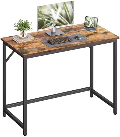 VASAGLE Computer Desk, Workstation, Office Desk, Study Bedroom, 5...